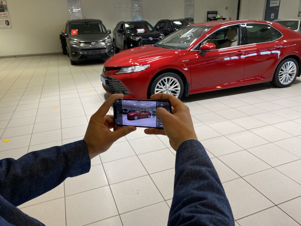 Autopix i bruk hos Toyota Romerike.